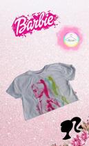 Blusa Cropped Barbie - Branco - Blusa Cropped Barbie - Branco -
