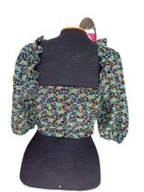 Blusa Cropped Ciganinha com Estampa Blusa Cropped Ciganinha com Estampa