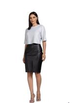 Blusa Cropped Duplo Sentido 320052 - G Blusa Cropped Duplo Sentido 320052 - G