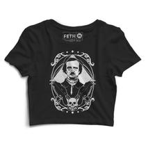 Blusa Cropped - Edgar Allan Poe Blusa Cropped - Edgar Allan Poe