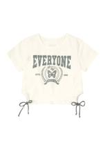 Blusa cropped em cotton infantil menina Young Class