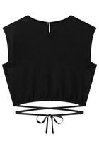 Blusa Cropped em Linho Sena Lilimoon