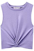 Blusa Cropped em Malha Canelada M/C Vicvicky 53496