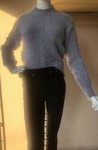 Blusa cropped em malha inglesa com pelinho