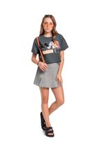 Blusa Cropped em Meia Malha Juvenil Gloss