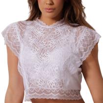 Blusa Cropped Fancy Thais Ferreira - 299622 THAIS Blusa Cropped Fancy Thais Ferreira - 299622 THAIS
