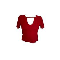 Blusa Cropped Fem Vermelho Dzarm Blusa Cropped Fem Vermelho Dzarm