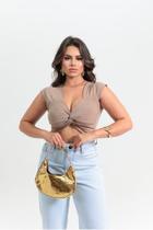 Blusa Cropped Feminina - Algodão Blusa Cropped Feminina - Algodão