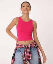 Blusa Cropped Feminina Canelada Marisa-85006