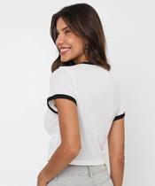 Blusa Cropped Feminina Canelada Marisa Off White-76201 Blusa Cropped Feminina Canelada Marisa Off White-76201