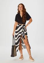 Blusa Cropped Feminina Com Amarração Preto - Hering