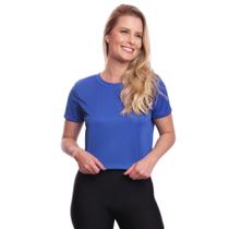 Blusa Cropped Feminina Dry Academia Treino Camiseta Camisa Esportiva Esporte - Via Basic