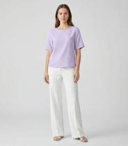Blusa Cropped Feminina Em Viscose Infinita Cor Roxo Blusa Cropped Feminina Em Viscose Infinita Cor Roxo