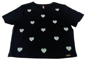 Blusa Cropped Feminina Juvenil Cativa Bjoe Com Aplique Blusa Cropped Feminina Juvenil Cativa Bjoe Com Aplique