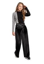 Blusa Cropped Feminina Juvenil em Ribana Canelada Gloss