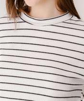 Blusa Cropped Feminina Listrada Marisa-25099 Blusa Cropped Feminina Listrada Marisa-25099