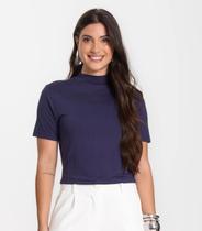 Blusa Cropped Feminina Select Azul