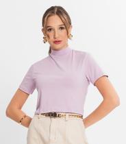 Blusa Cropped Feminina Select Roxo