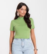 Blusa Cropped Feminina Select Verde Blusa Cropped Feminina Select Verde