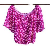 Blusa Cropped feminino duna ombro a ombro decote V manga curta floral fashion