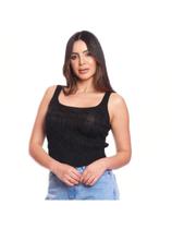 Blusa Cropped Feminino Regata Blusinha