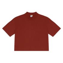 Blusa Cropped Gola Alta Feminina Malwee Ref. 119449