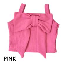 BLusa Cropped Infantil Malha Canelada