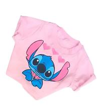 Blusa cropped infantil menina -Personagens Stitch-Minnie etc