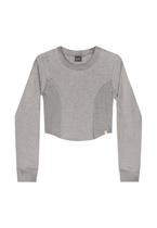 Blusa Cropped Juvenil em Molecotton Gloss