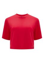 Blusa Cropped Lunender Feminina Viscose Adulto