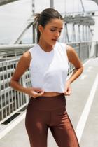 Blusa Cropped Lunix Branca New Age