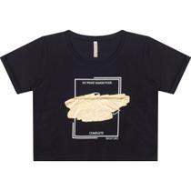 Blusa Cropped Malha Feminina Bright Girls Ref. B2928