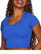 Blusa Cropped Manga Curta Feminino Estilo e Conforto verão