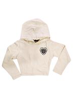 Blusa Cropped Manga Longa Coração Have Fun