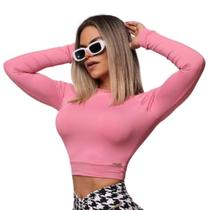 Blusa Cropped Manga Longa Myft Blusa Cropped Manga Longa Myft