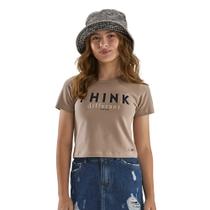 Blusa Cropped Menina Pink Soda em Cotton -