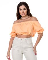 Blusa Cropped ombro a ombro