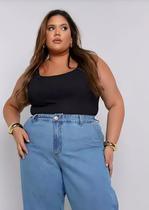 Blusa Cropped Regata Canelada Feminina Verão Plus Size Blusa Cropped Regata Canelada Feminina Verão Plus Size