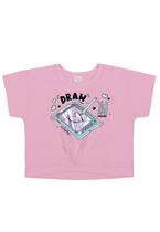 Blusa Cropped Rosa Abrange