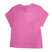 Blusa Cropped Rosa Algodão Tamanho G Basic+