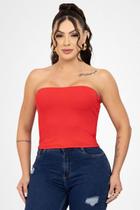 Blusa Cropped sem alça - Attitude