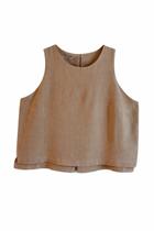 BLUSA CROPPED SENSI LINEN RAYON DEL AMO Cor:NaturalTamanho:M BLUSA CROPPED SENSI LINEN RAYON DEL AMO Cor:NaturalTamanho:M