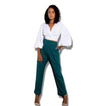 Blusa Cropped Tecido Linho Blusa Cropped Tecido Linho