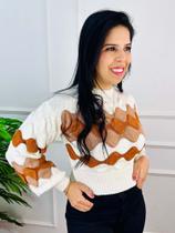 Blusa Cropped Tricot Mousse 924