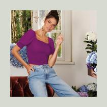 Blusa cropped verde Feminino TAM 38