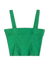 Blusa cropped verde folha Blusa cropped verde folha