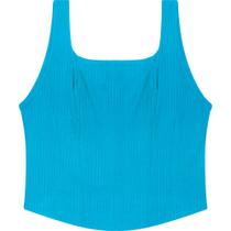 Blusa Cropped Viscose Canelada Bright Girls Ref. B2916