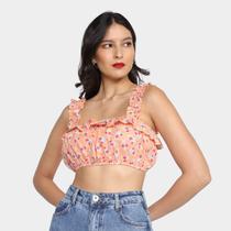 Blusa Danyblu Cropped Floral