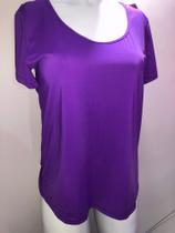 Blusa de academia two poliamida tamanho G cor roxo Blusa de academia two poliamida tamanho G cor roxo