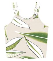 Blusa de Alça Dupla Viscotorcion Feminina Rovitex Bege